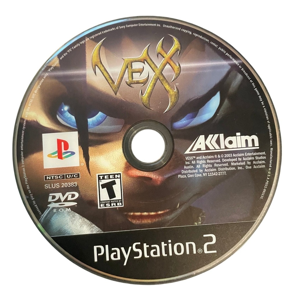 Vexx‎ (PlayStation 2 PS2) - DISC ONLY
